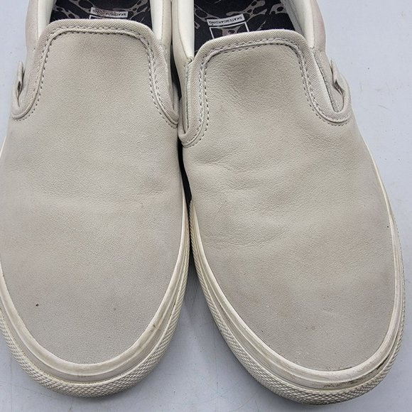 Vans x Public Skate Slip On Mens 8 White Skateboarding Shoes Out The Public Eye main image 9